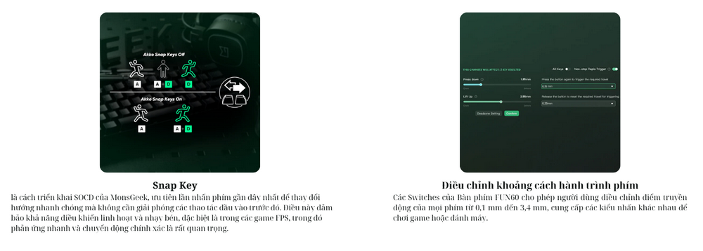 Bàn phím cơ MonsGeek FUN60 Max SP Black Glare Magnetic Switches