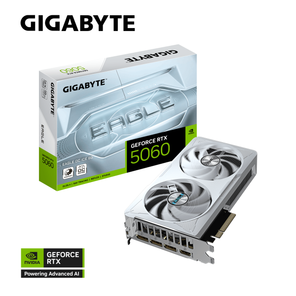 Card màn hình Gigabyte GeForce RTX 5060 Eagle Ice