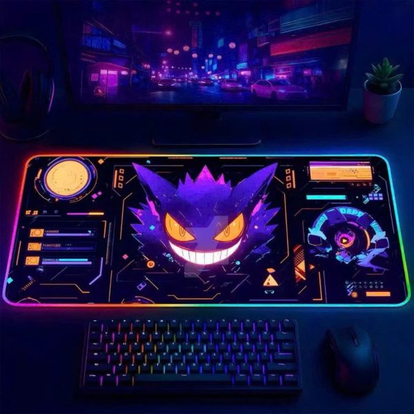 Lót chuột gaming, Pad chuột LED RGB dày 4mm siêu bền